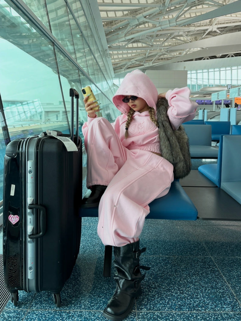 H heart logo river set up