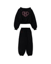 H HEART LOGO 露肩套装 