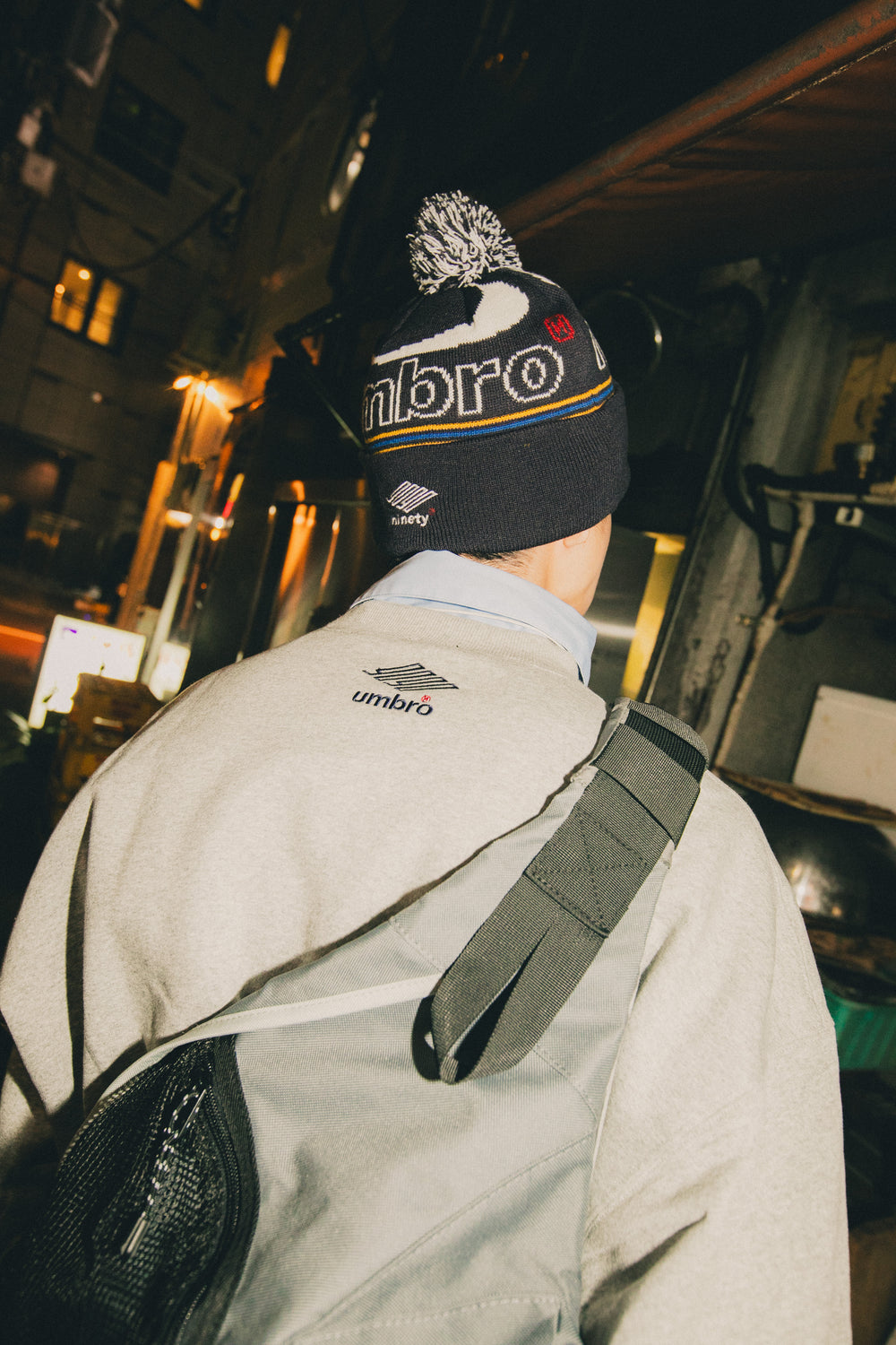トップス UMBRO 90s Logo Embroidery Sweat Vintage Umbro 90s 1/4 Zip Sweatshirt Pullover Embroidered