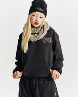 90 Logo Original Cropped Hoodie 【9090 girl】