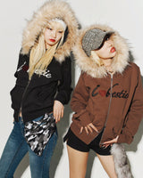 I Love bestie Far Zip Hoodie【9090 girl】