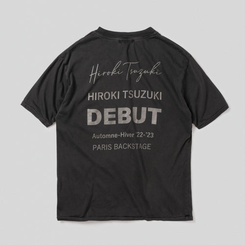 【HIROKI TSUZUKI】DEBUT T-Shirts (charcoal)