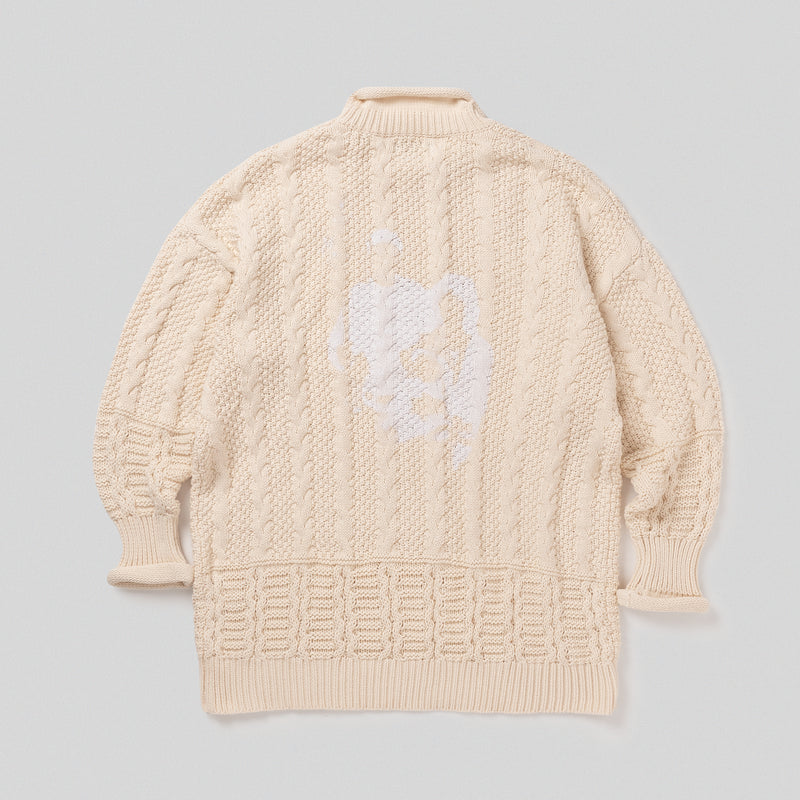 【HIROKI TUZUKI】big cotton knit