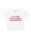 SPANGLE LOGO TEE 