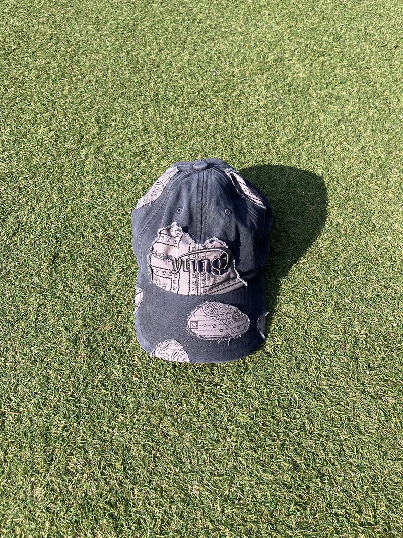 yung logo patchwork cap