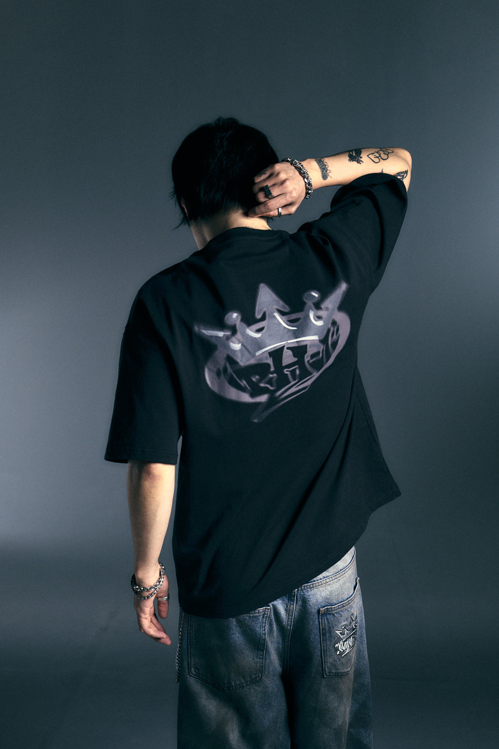 KingVon ヴィンテージTシャツ Evo+Revo（エボレボ） tシャツ ”ヴィンテージの魅力全開”グラフィックT