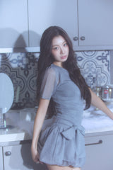 Sparkle knit bubble dress