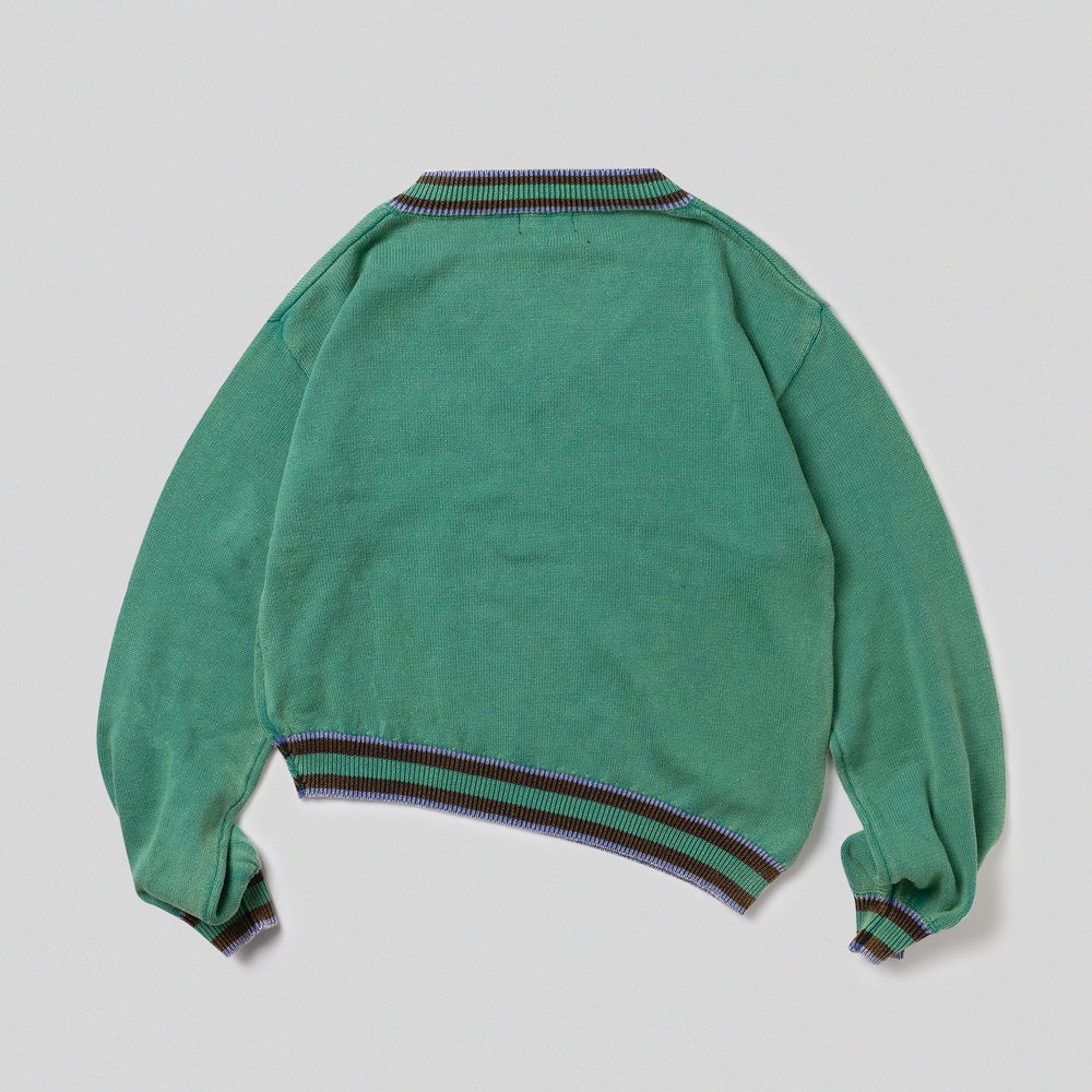 トップス HIROKI TSUZUKI V neck slanting sweater V NECK SLANTING