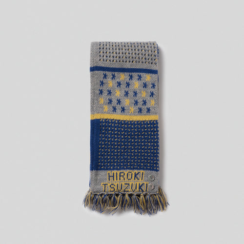 HEART JACQUARD SCARF 