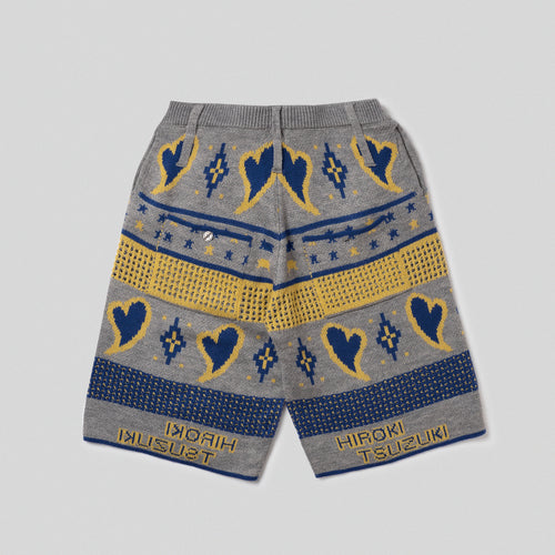 HEART JACQUARD KNIT PANTS 