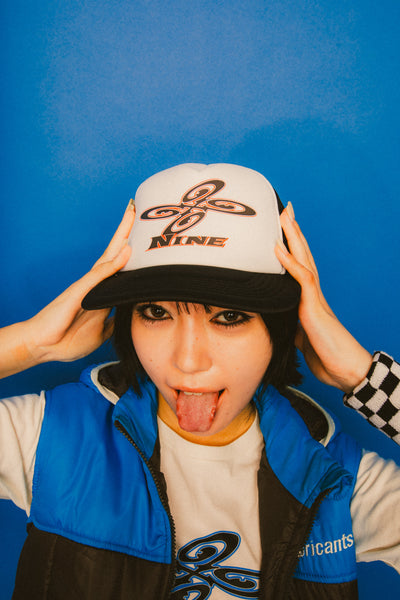 9090 × PIKO Windmill Logo Mesh Cap