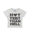GLITTER GOTHIC 로고 티 