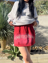 Sweat Logo Mini Skirt