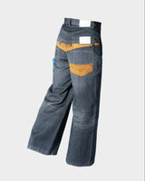 PISTOL HOLSTER COWBOY PRINT DENIM 
