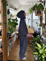 Patchwork Logo zip hoodie 