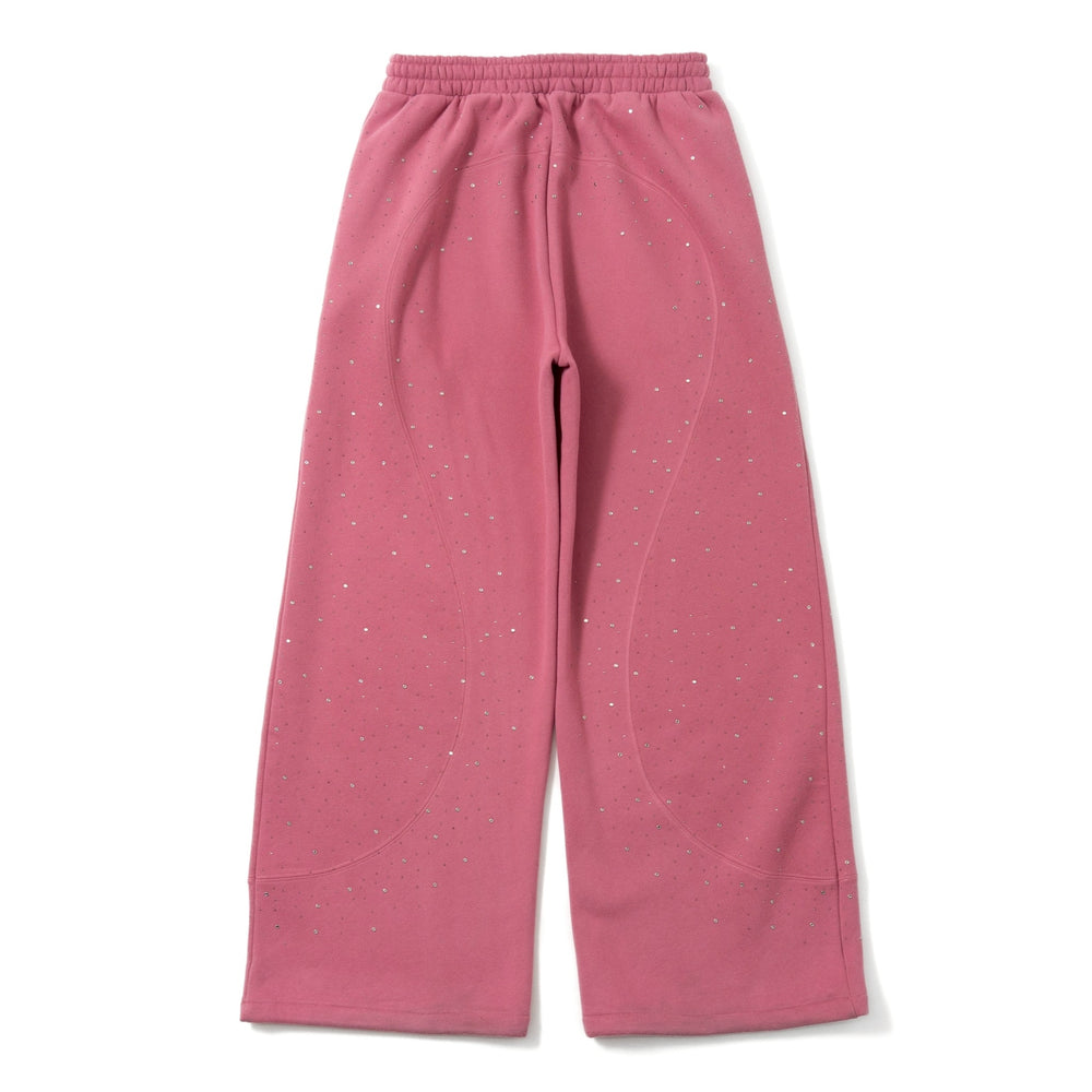 rhinestone curve sweat pants – YZ