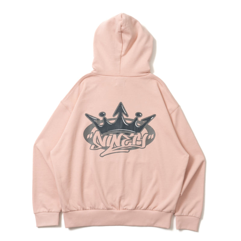 King Logo Front Zip Hoodie