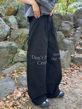WB wide duck pants