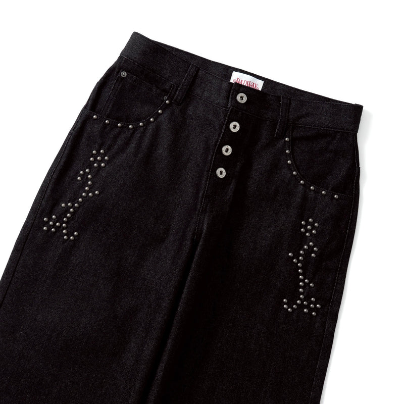 クラシックスタッズデニムパンツ 