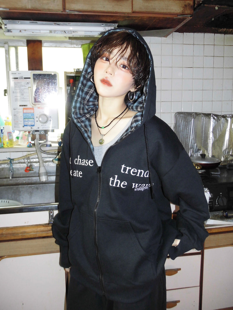 check reversible zip parker – YZ