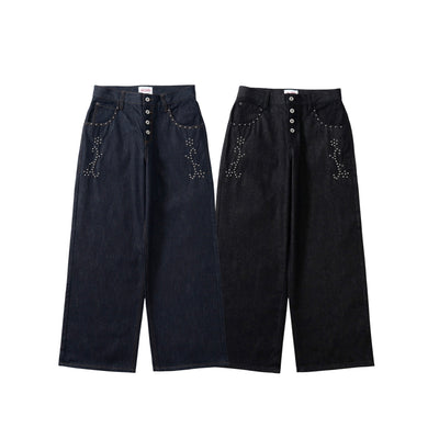 パンツ 90s-00s M.F.G studs design cotton pants TOM NIXX』90s vintage pants | excube.e_shop