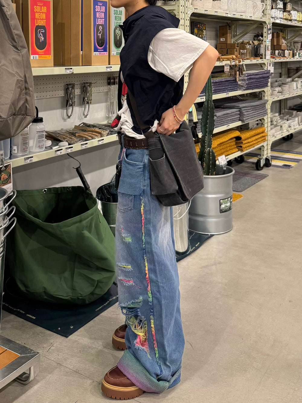rainbow damage denim – YZ