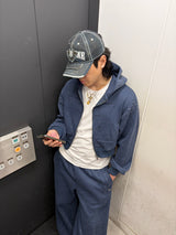 ブロックロゴジップフーディ 