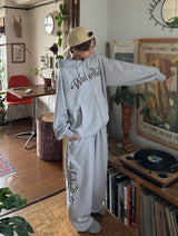 Patchwork Logo sweat pants 