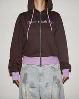 BICOLOR HEART LOGO HOODIE 