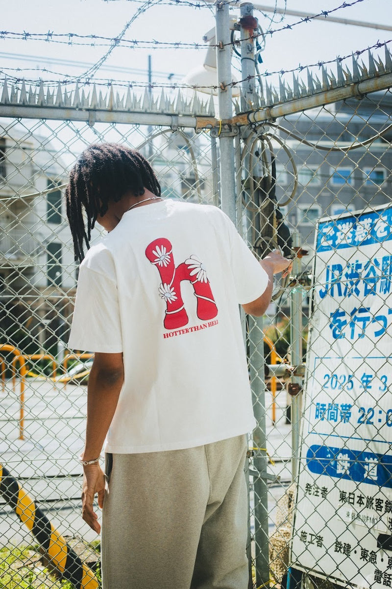 H flower logo Tee