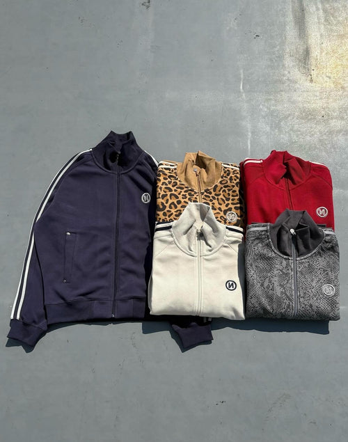 N Logo Cotton Track Jacket