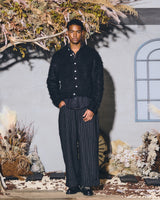 mohair blend knit cardigan