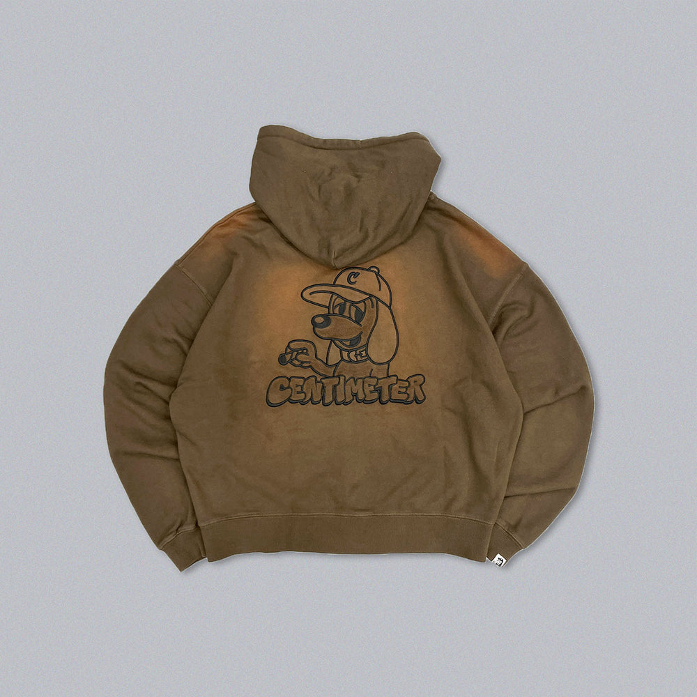 chelmico この犬何？って聞かれて、ちょっと距離が縮むパーカー　Mサイズ CMT ruler zip hoodie – YZ