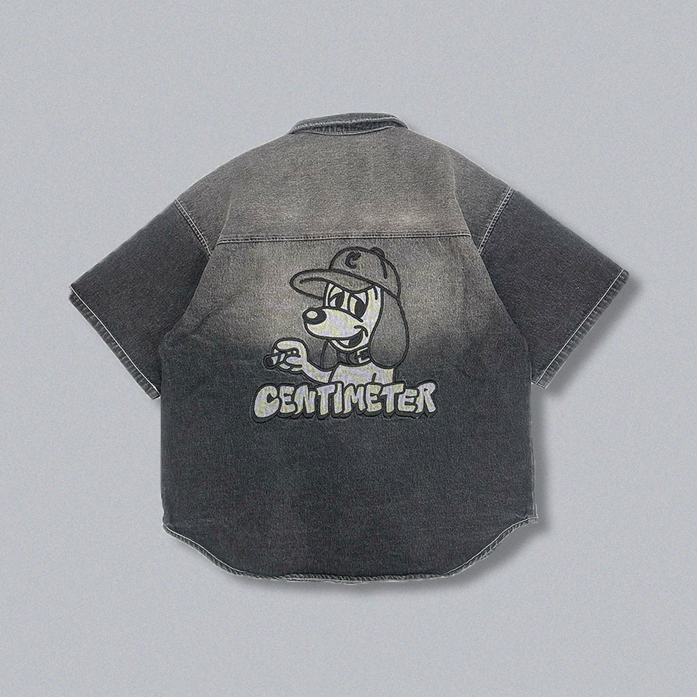 CMT ruler washed denim shirt – YZ