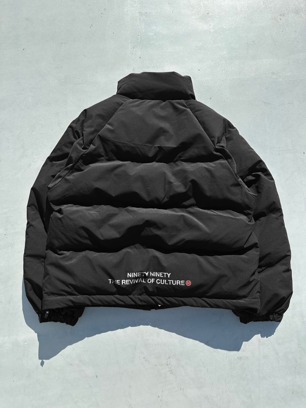 9090ダウンジャケット ブラック XL NN1549 90 Logo Rich Puffer Jacket – YZ