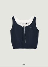 LEAF SLEEVELESS 