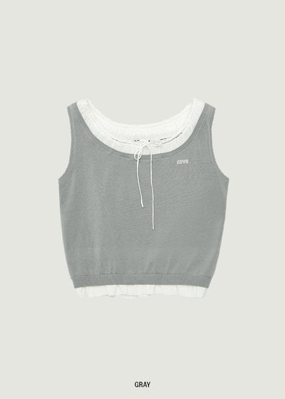 LEAF SLEEVELESS 