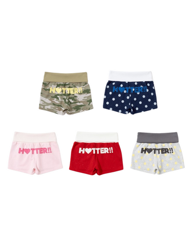 GLITTER LOGO MINI SHORTS 