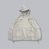 paw pad half zip anorak