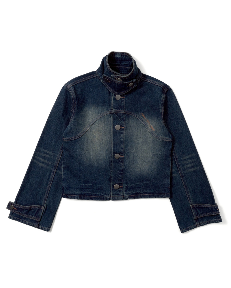 neck point denim jk – YZ