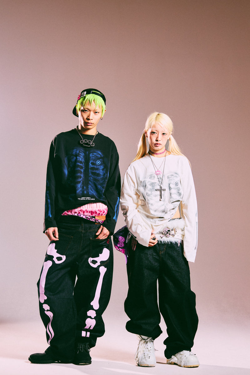 Bone Hand Denim pants – YZ