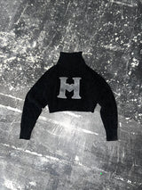 H logo knit