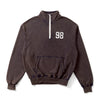 98vintage logo half zip