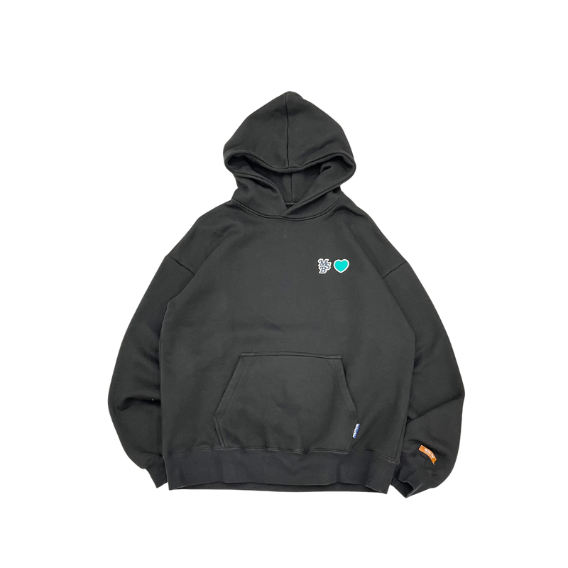 heart patch hoodie