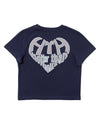 HEART LOGO APPLIQUE TEE