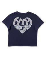 HEART LOGO APPLIQUE TEE