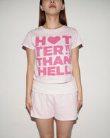 GLITTER LOGO MINI SHORTS 