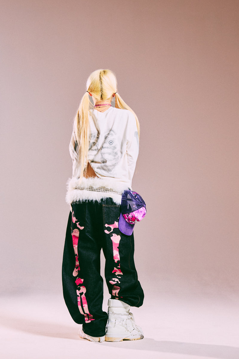Bone Hand Denim pants – YZ