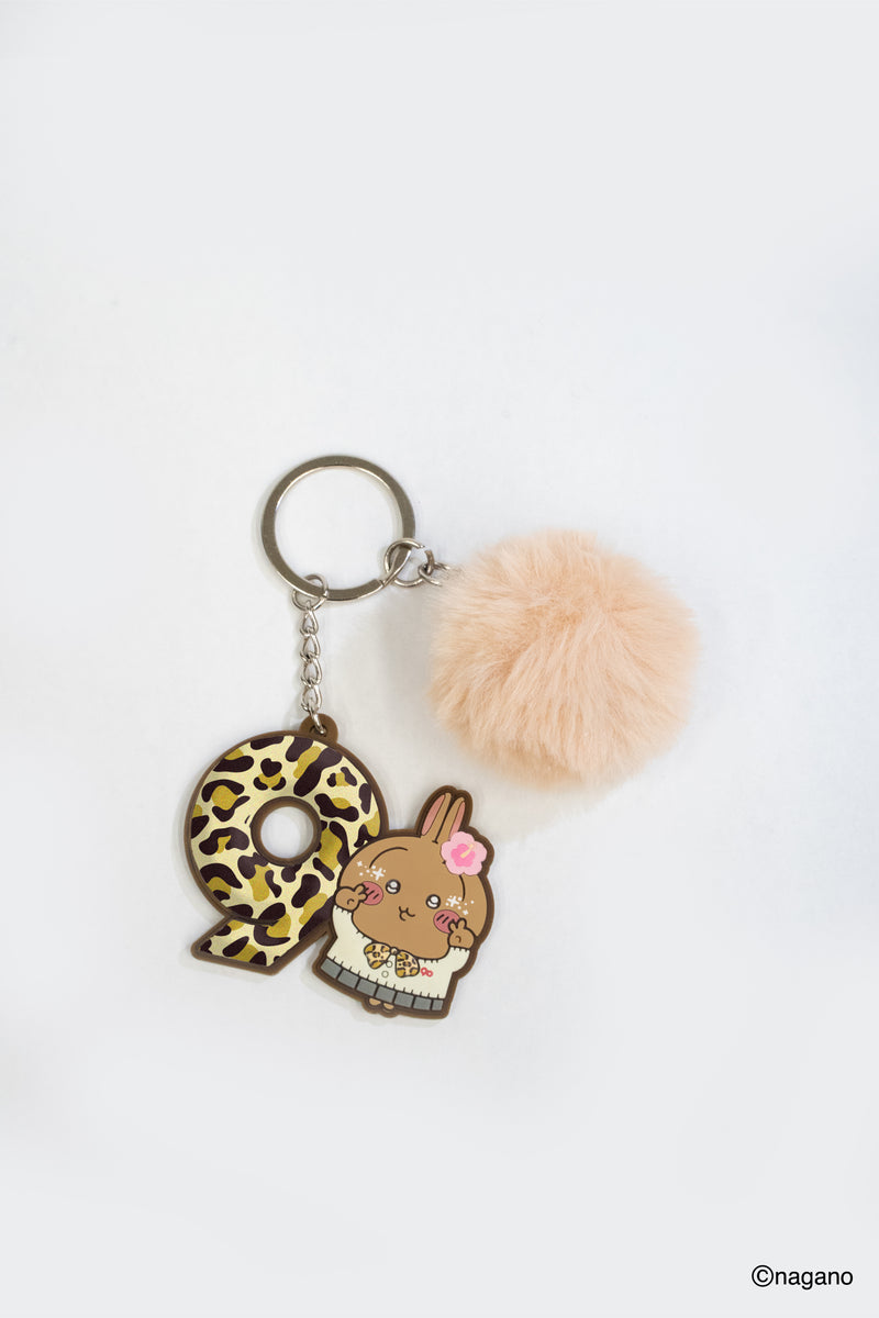 ちいかわ 90 Logo Rubber Keychain（うさぎ）（発送予定：2026年7月