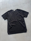 2-Layered Henley Rhinestone Tee